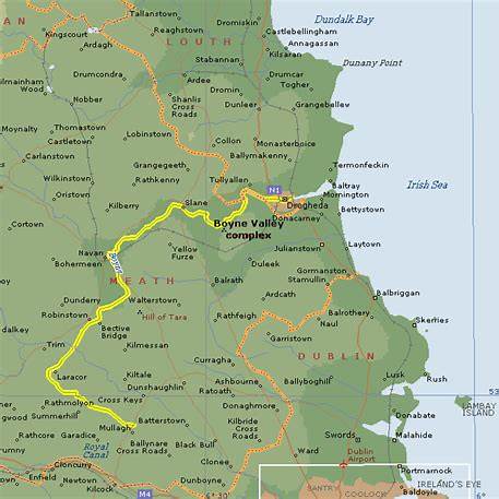 Boyne River map